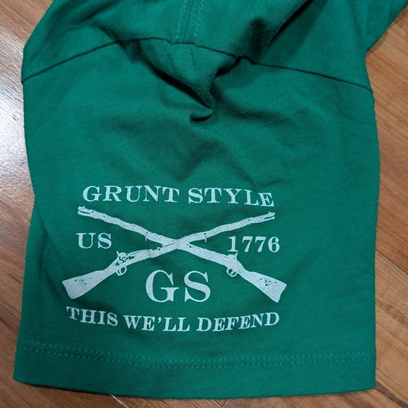 American Irish St. Patty's TShirt Green 100% Cotton USA XXL GRUNT‎ STYLE Green - Picture 5 of 5